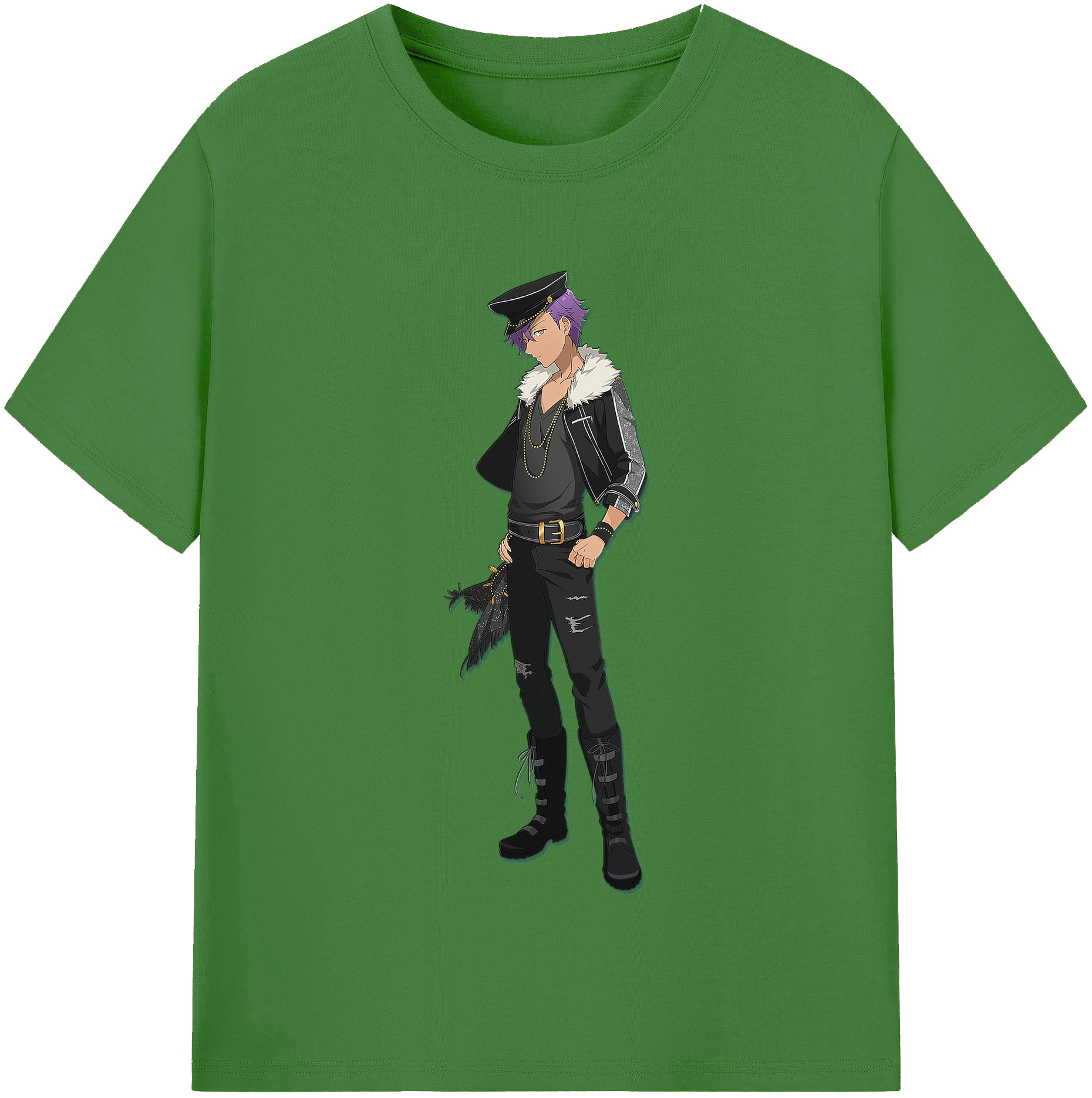 （画像用） あんさんぶるスターズ! Ensemble Stars レディースカジュアルプリントTシャツ（綿100％）